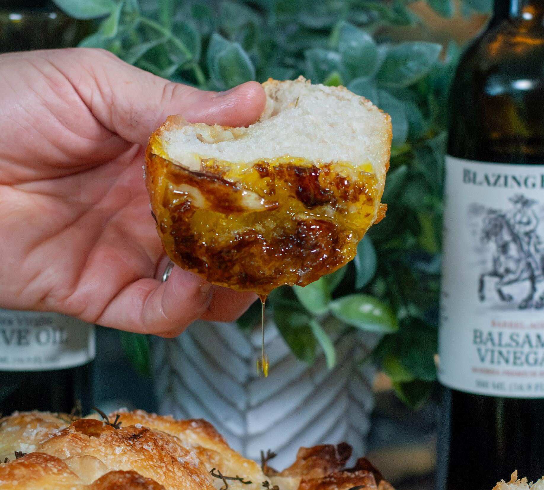 Garlic Sourdough Focaccia