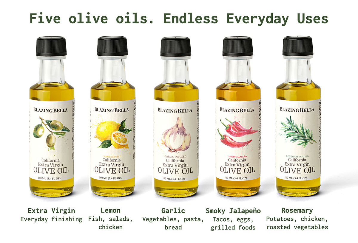 Olive Oil Sampler Gift Set in Signature Wooden Box