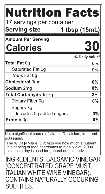 White Balsamic Vinegar of Modena, Italy