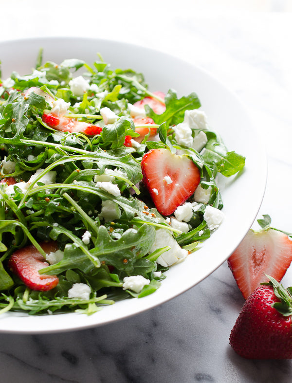 Arugula Salad with Strawberry Balsamic