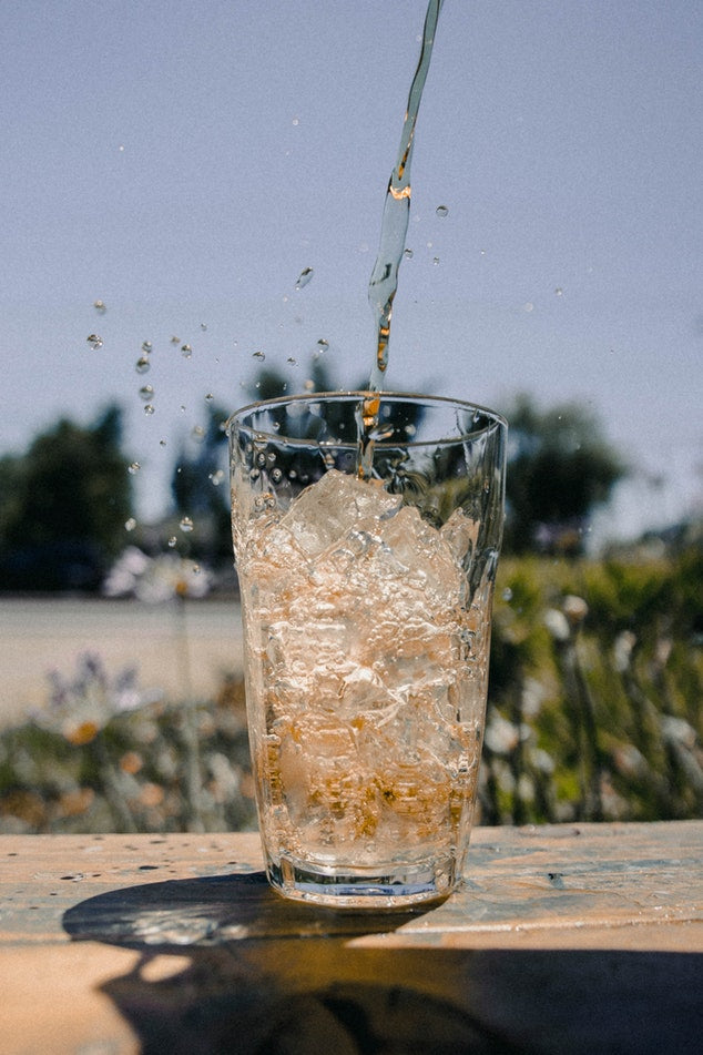 Strawberry Balsamic Flavored Seltzer Water