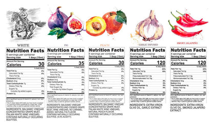 Blazing Bella Balsamic and Olive Oil Gift Set - Foodie Combo