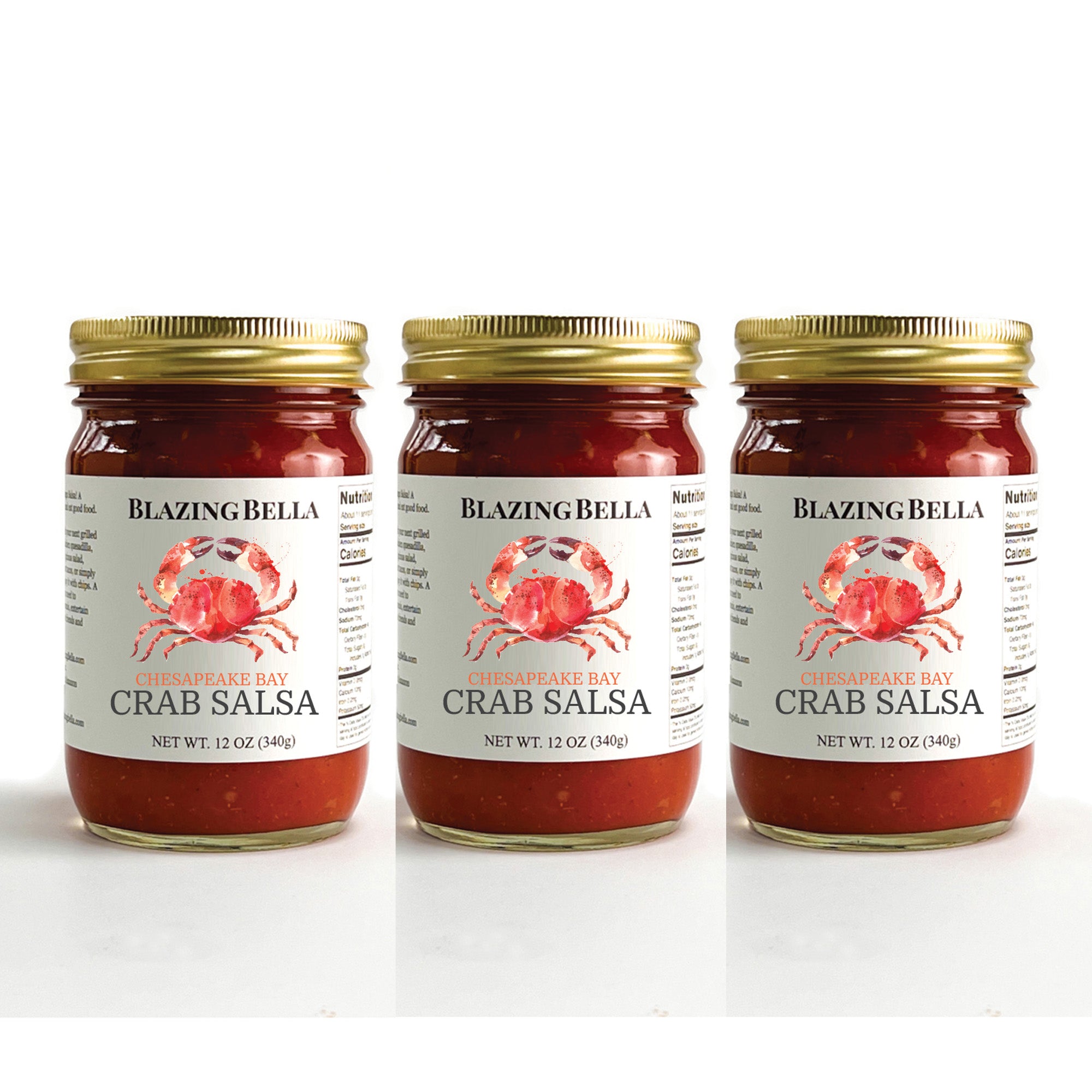 Blazing Bella Gourmet Salsa - Chesapeake Bay Crab Salsa