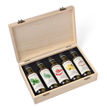 Blazing Bella Olive Oil Sampler Gift Set - Flavor Infused Olive Oil Gift Set