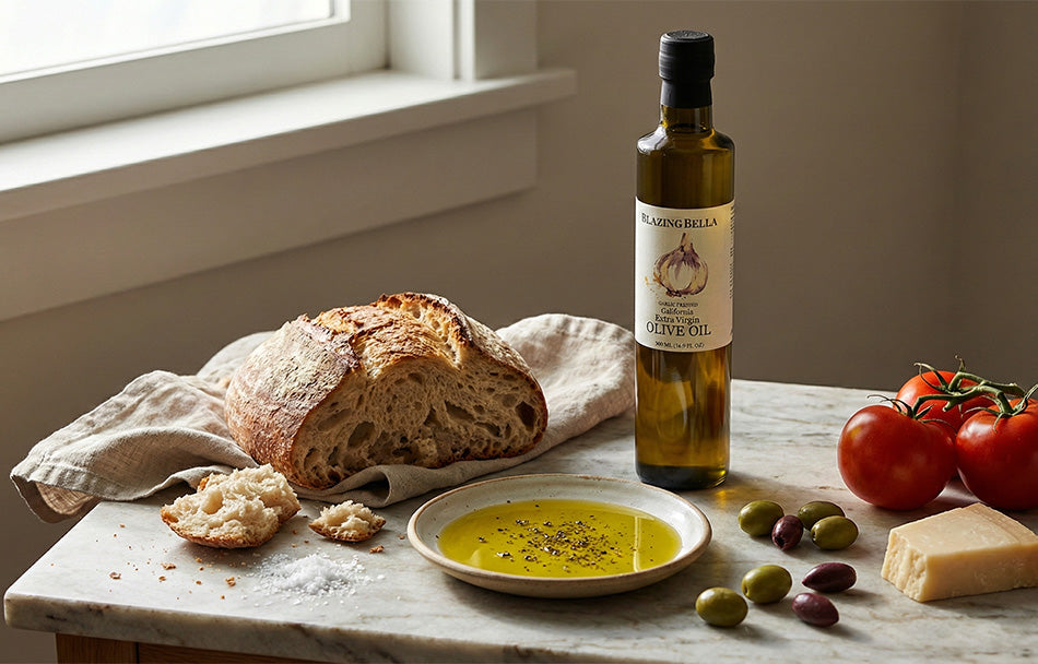 Garlic Infused Olive Oil from California | Extra Virgin Garlic
