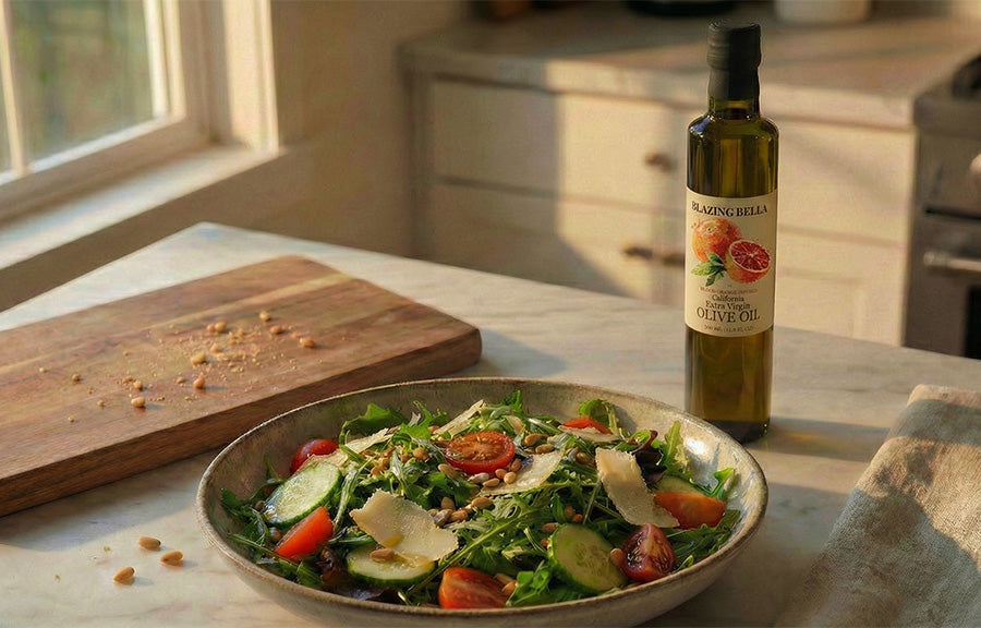 Blood Orange Infused Olive Oil from California | Extra Virgin