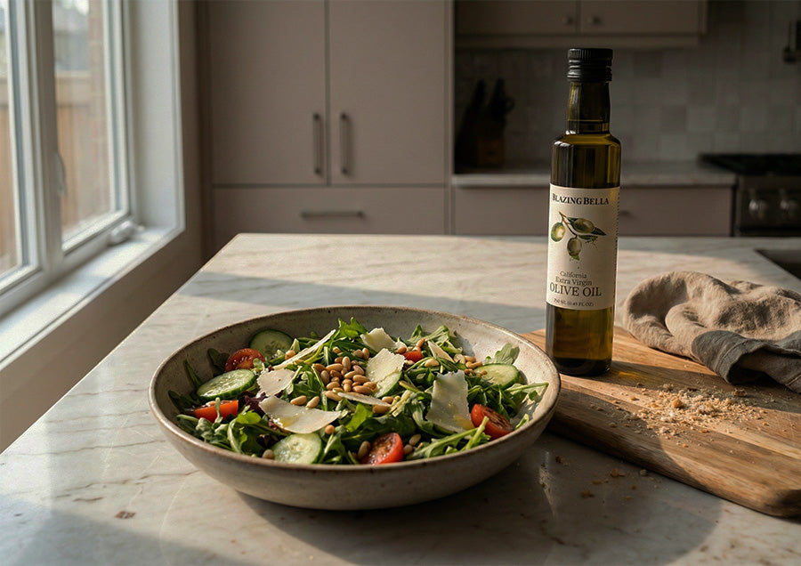 Organic Cold Pressed Extra Virgin Olive Oil from California