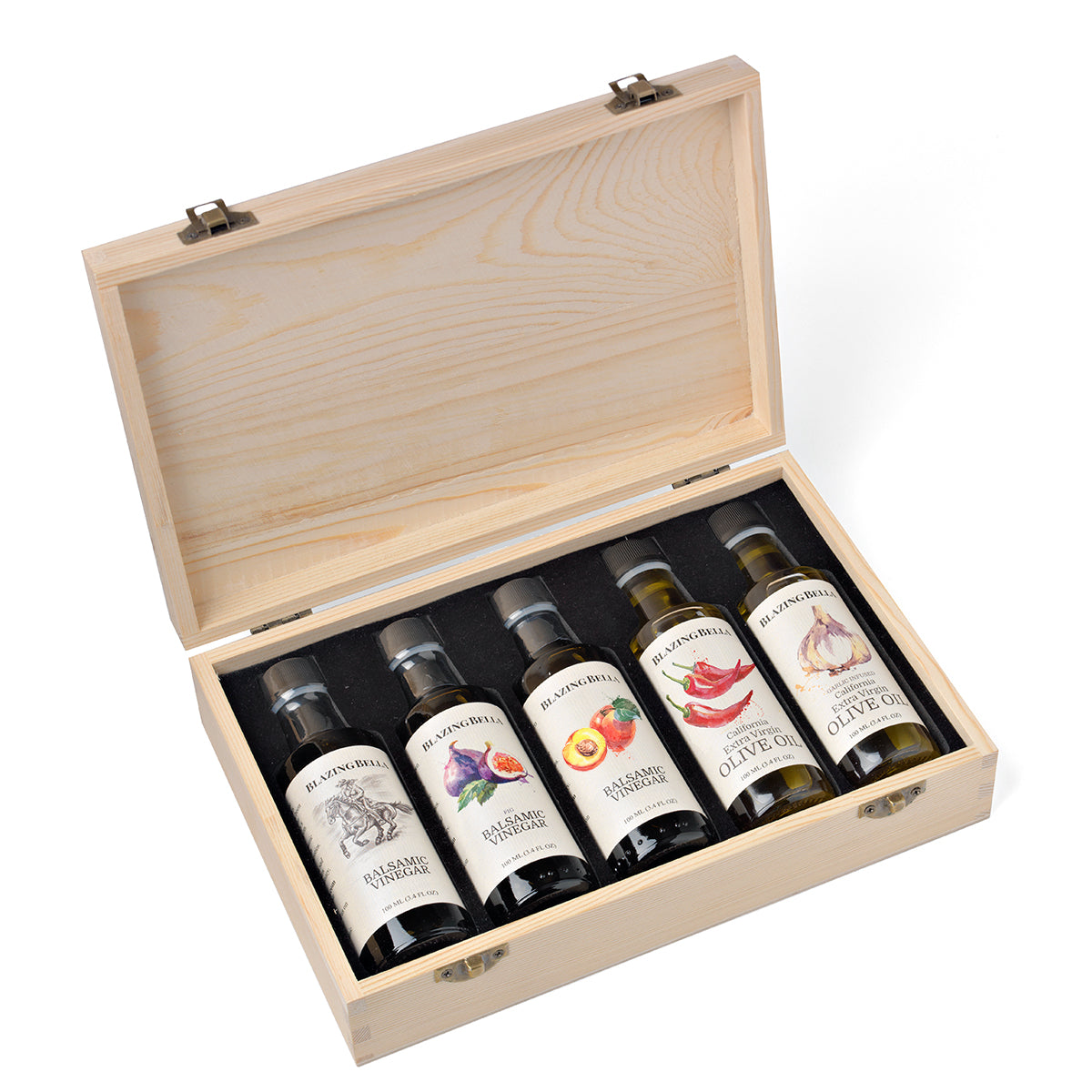 Foodie Gift - Oil and Vinegar Gift - Blazing Bella Balsamic and