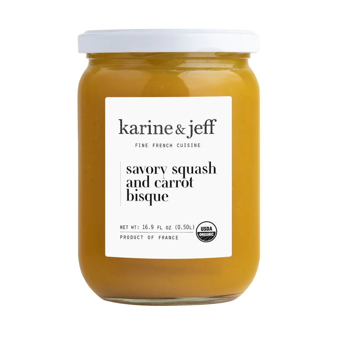 Karine & Jeff - Savory squash and carrot bisque