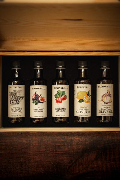 Blazing Bella Balsamic Vinegar and Olive Oil Gift Set - Build Your Own Gift Set