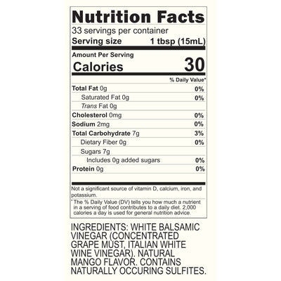 Mango Balsamic Vinegar