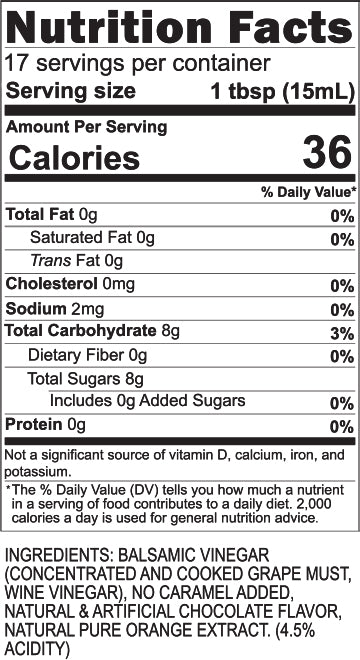 Chocolate Orange Balsamic Vinegar