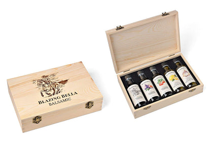 Blazing Bella Balsamic and Olive Oil Gift Set - Classic Chef's Gift Set