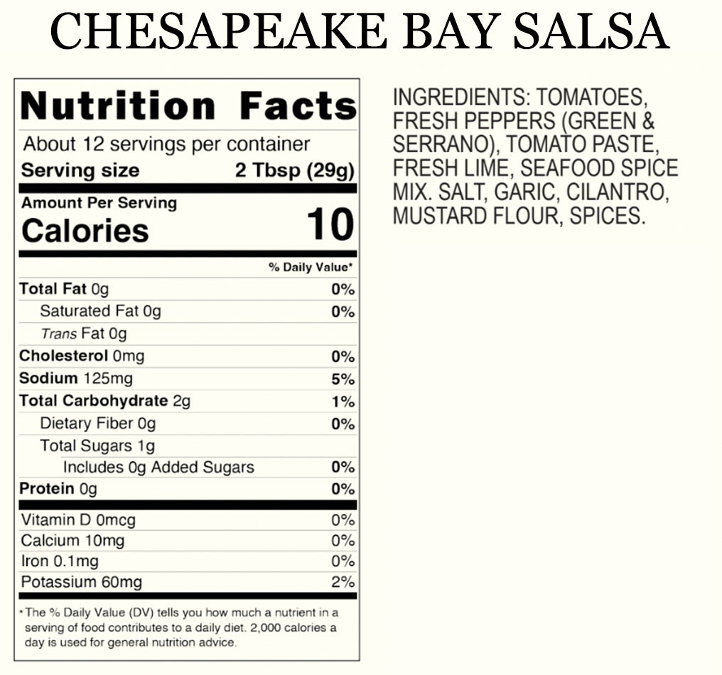 Blazing Bella Gourmet Salsa - Chesapeake Bay