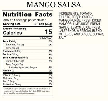 Blazing Bella Gourmet Salsa - Mango