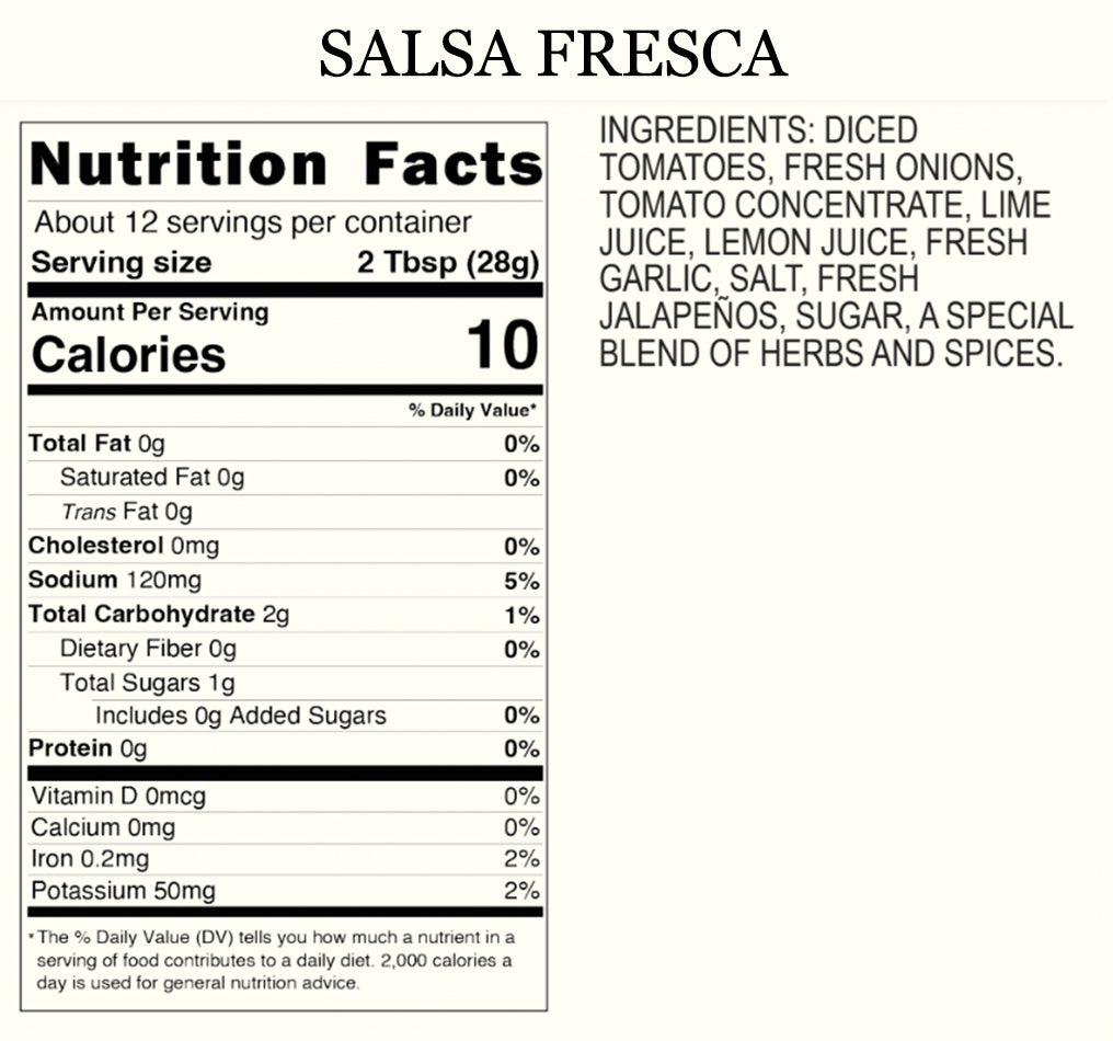 Blazing Bella Gourmet Salsa - Salsa Fresca