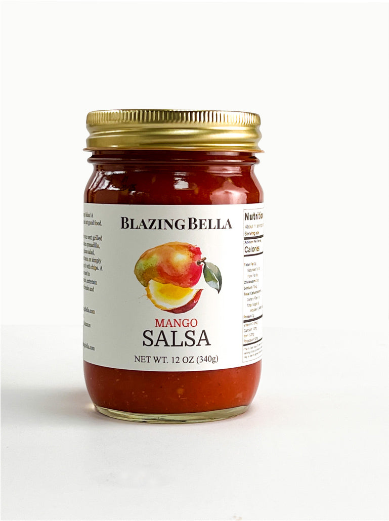 Blazing Bella Gourmet Salsa - Mango