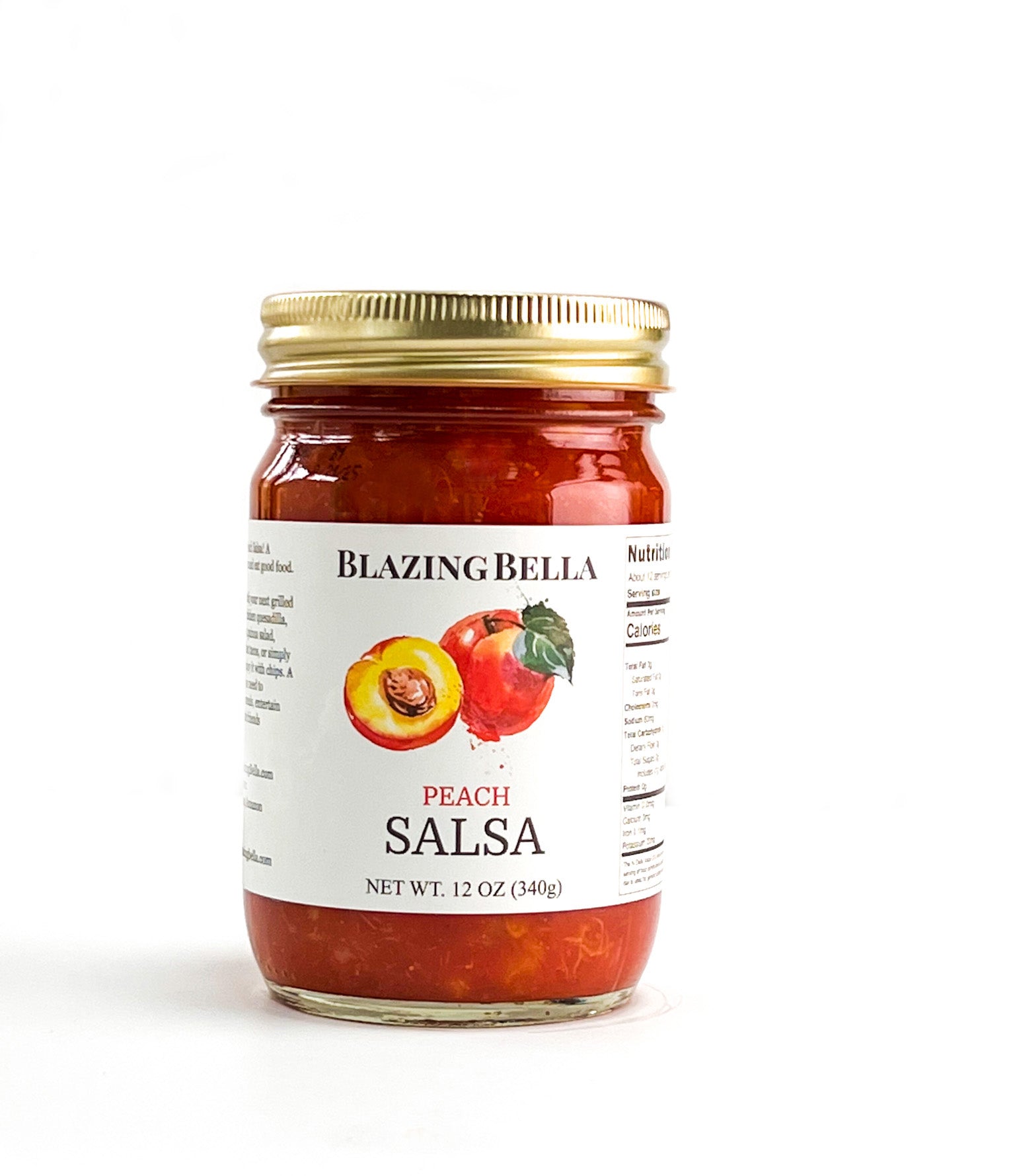 Blazing Bella Gourmet Salsa - Peach